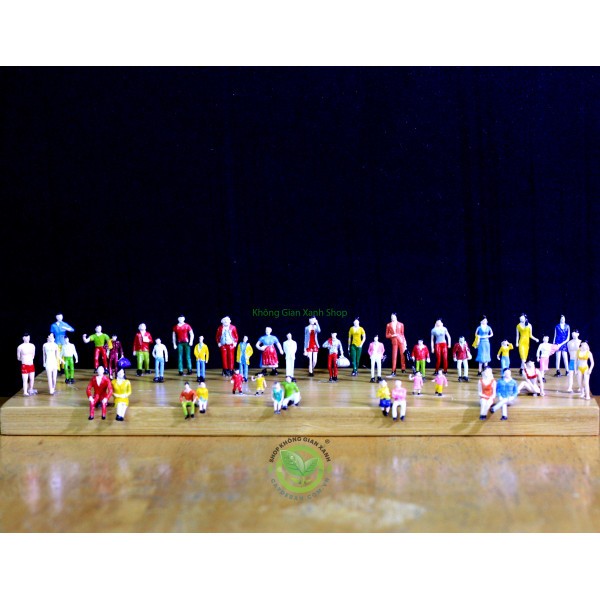 Phụ kiện người mini trang trí terrarium