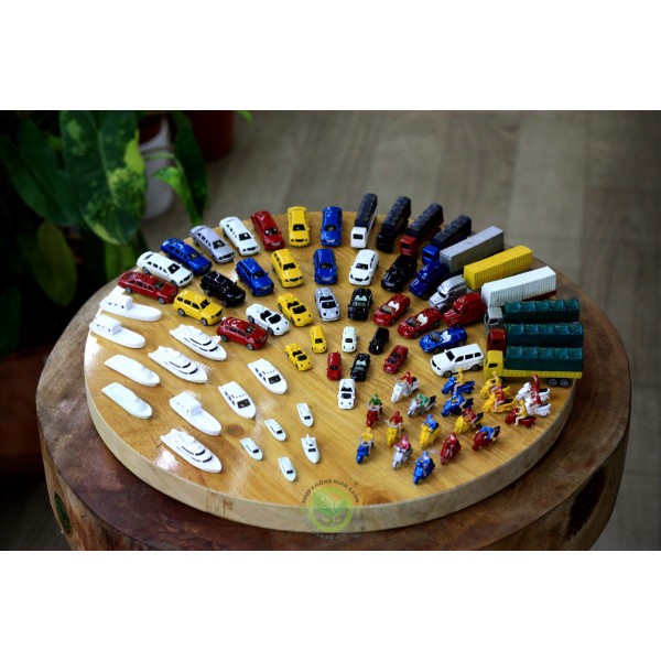 Phụ kiện xe ô tô mini trang trí terrarium