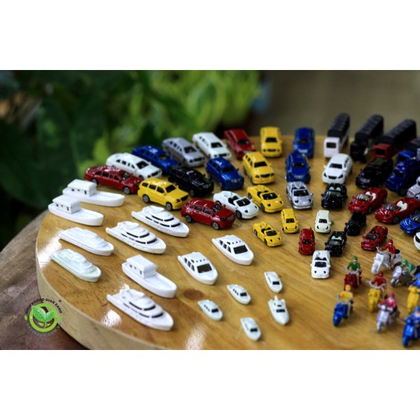 Phụ kiện tàu thuyền mini trang trí terrarium