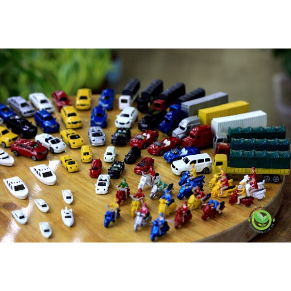 Phụ kiện xe máy mini trang trí terrarium