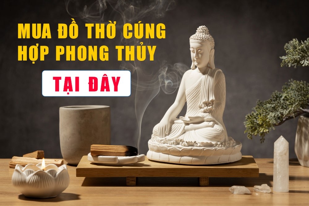 Cầu mong tài lộc, may mắn với các vật phẩm phong thủy.