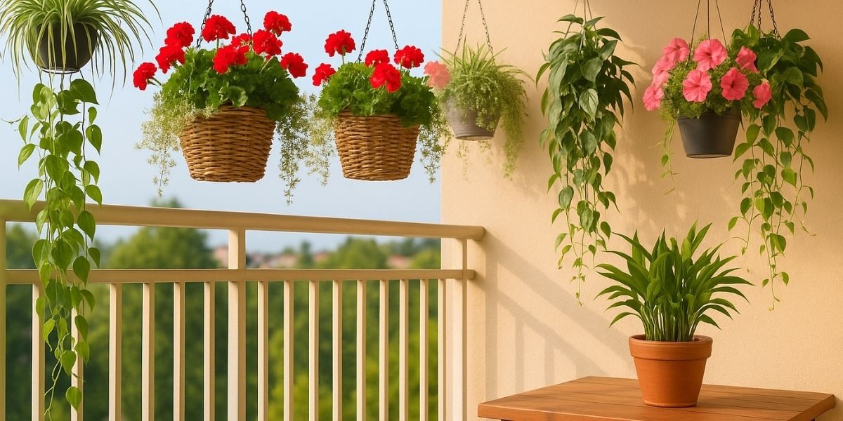 Trồng những loại cây này xen kẽ cùng với các chậu hoa ở ban công vô cùng đẹp mắt