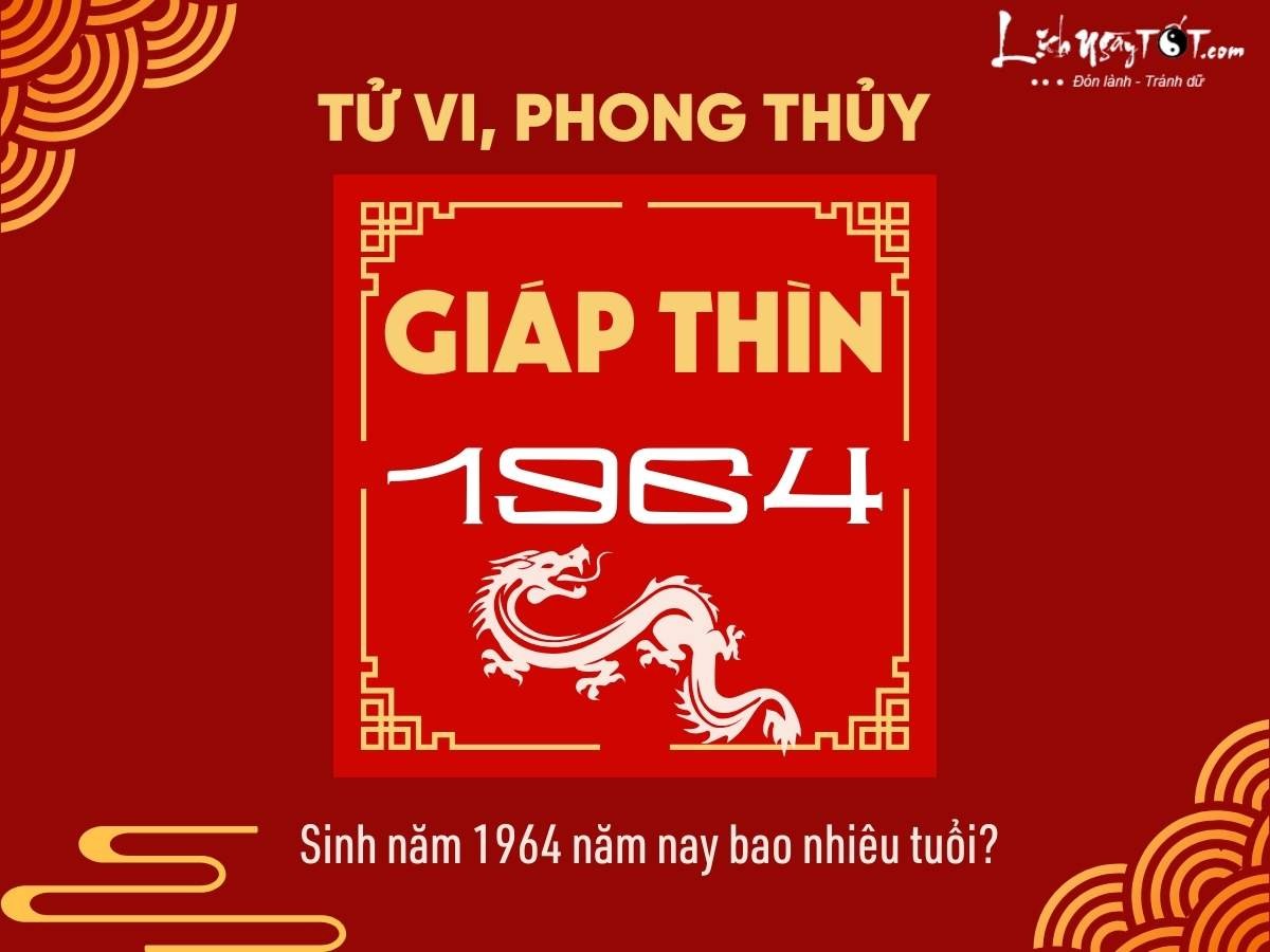 sinh nam 1964 nam nay bao nhieu tuoi 1